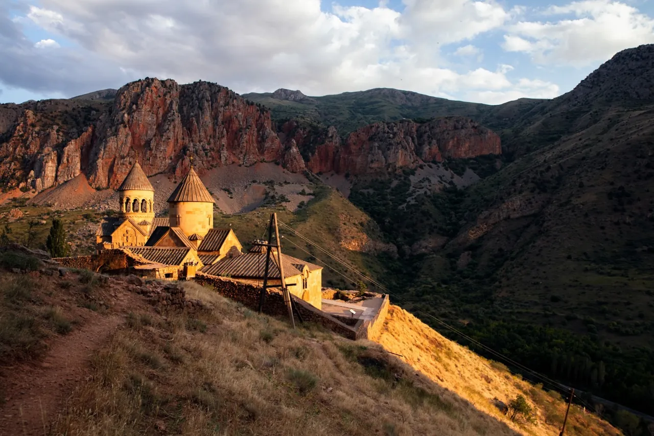 Gebirgszug in Armenien