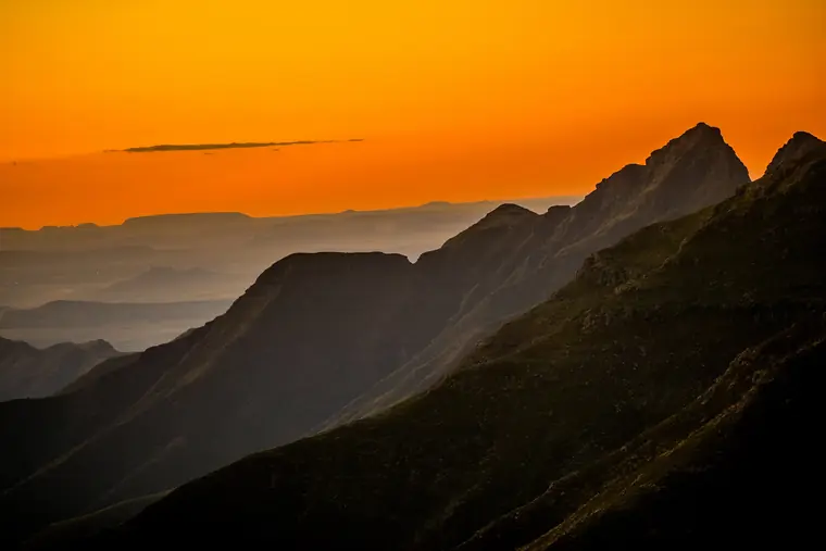 Gebirgszug in Losotho