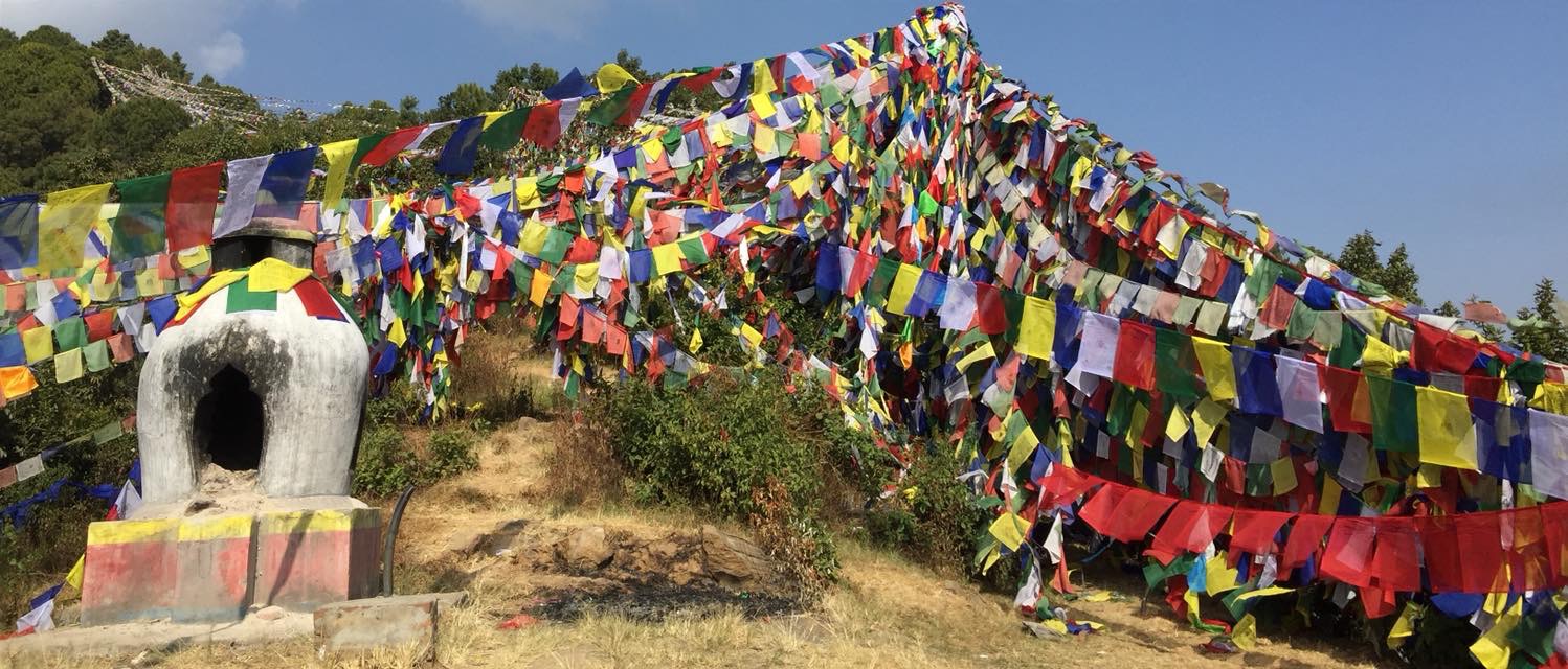 Nepal Glimpse of Nepal Gebetsflaggen