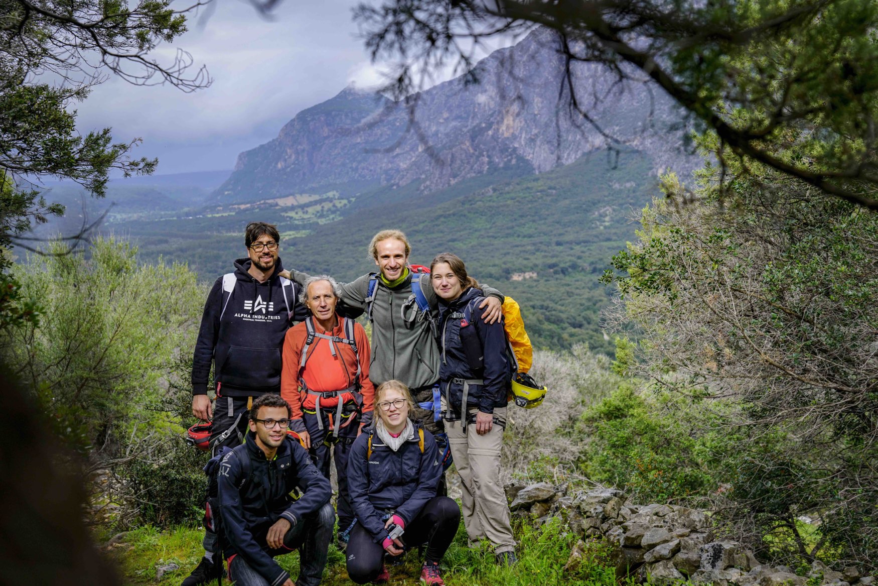 Sardinien Mare e Monti Höhlenwanderung Rutta Gruppenfoto ©Neumeister Media